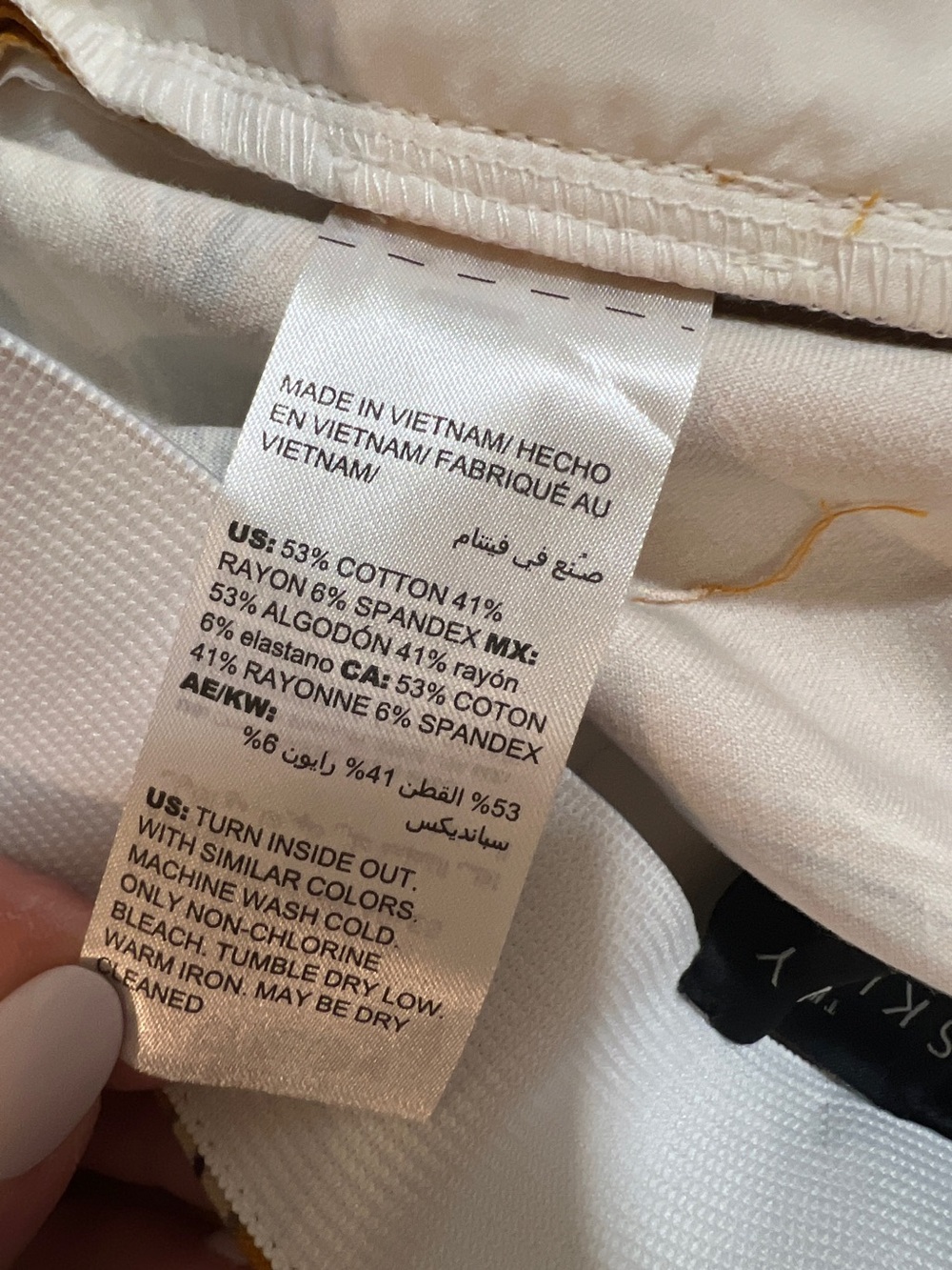 White House Black Market Island Palm Aura Crop Pants -Size 4 - Picture 8 of 13